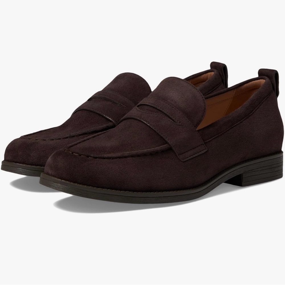 Cole Haan Women's 9M Brown Suede Stassi Penny Loafer Shoes Slip On